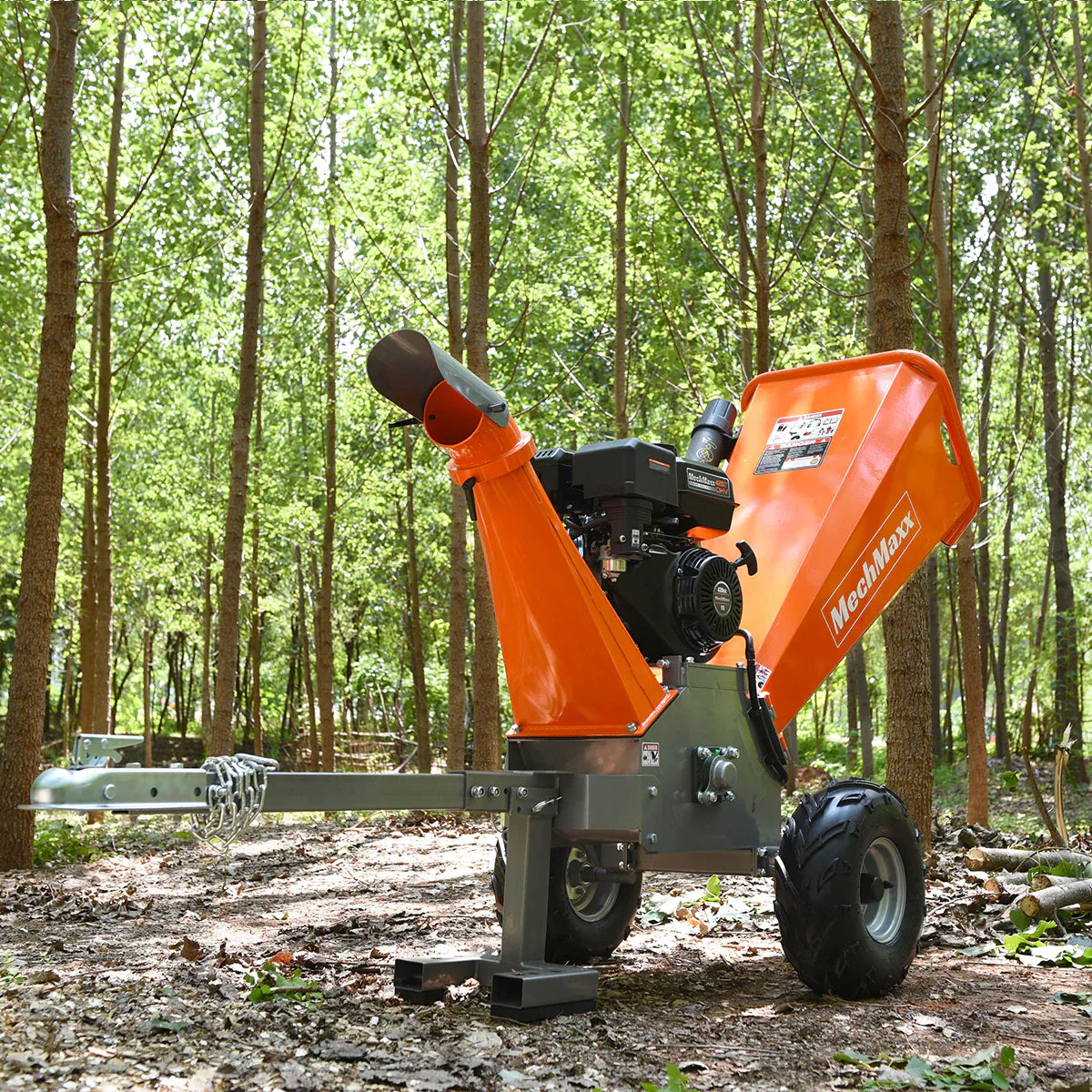 5 inch Wood Chipper, 420cc 15hp Rato Gasoline Engine Powered Wood Chipper; Model GS1500