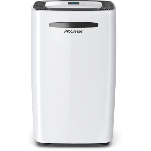 Pro Breeze 20L/Day Dehumidifier with Digital Humidity Display, Sleep Mode