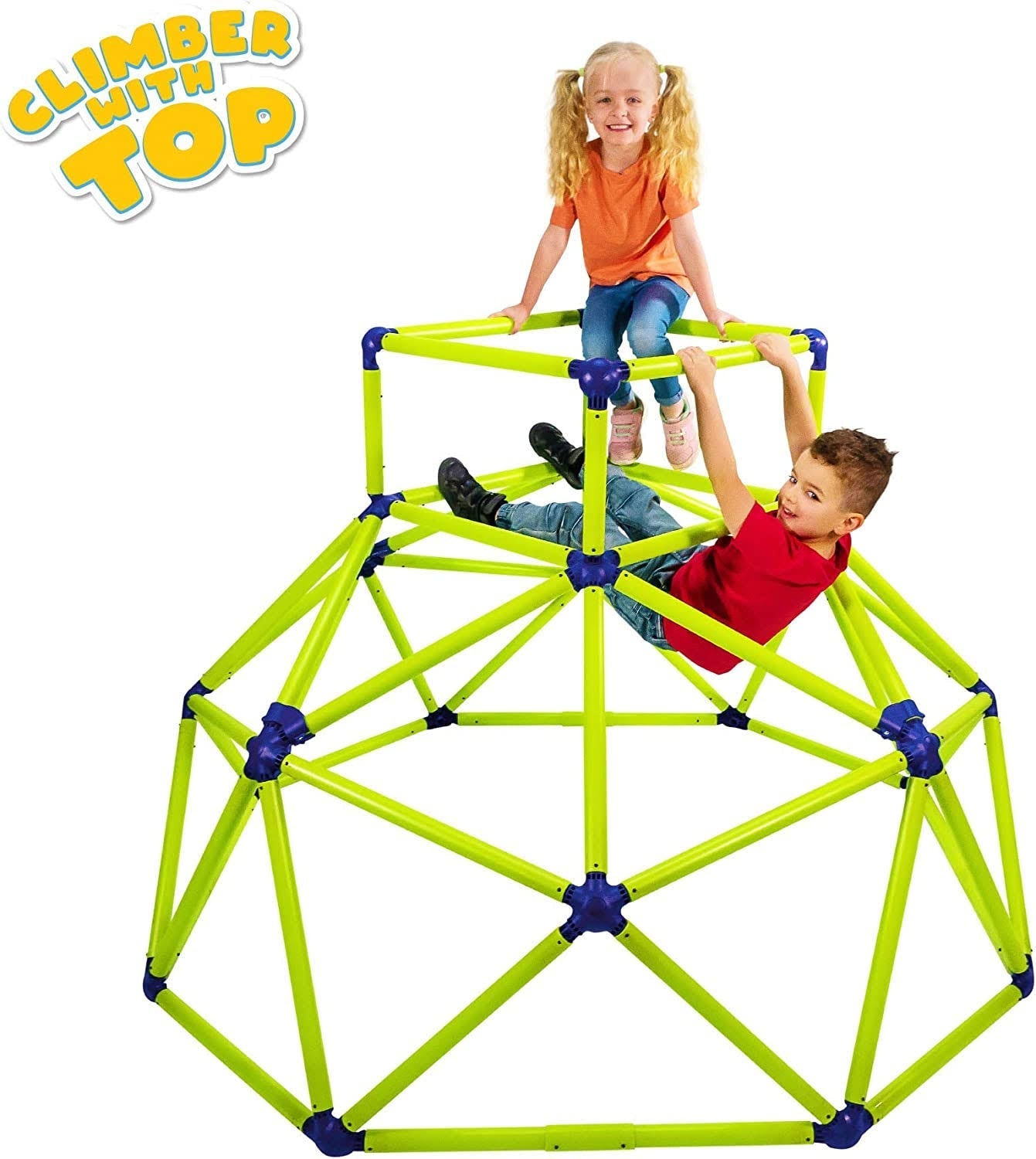 Eezy Peezy Monkey Bars Climbing Tower - Active Outdoor Fun for Kids Ages 3 to 8 Years Old