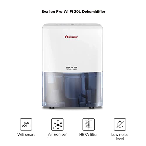 20L/Day Inventor Dehumidifier EVA ION PRO with Digital Humidity Display