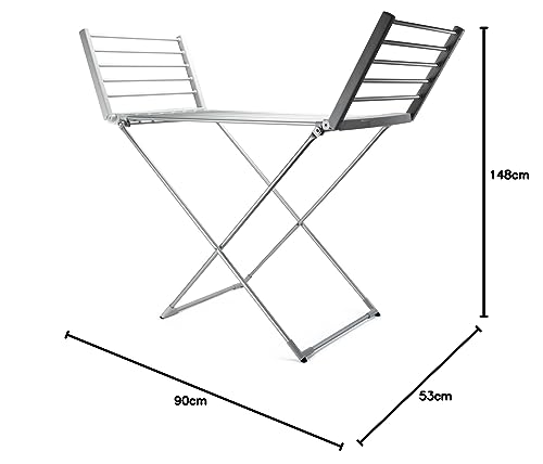 Status Heated Clothes Airer Aluminium Clothes Drying Rack