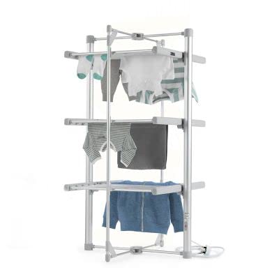 Dry:Soon 3-Tier Heated Clothes Airer & Fitting Cover Pack