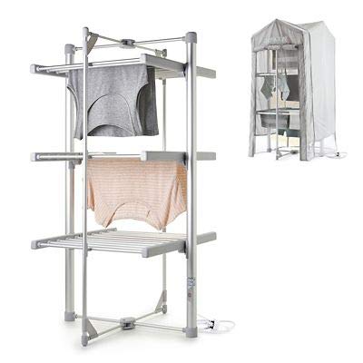 Dry:Soon Mini 3-Tier Heated Clothes Airer and Cover Offer Bundle