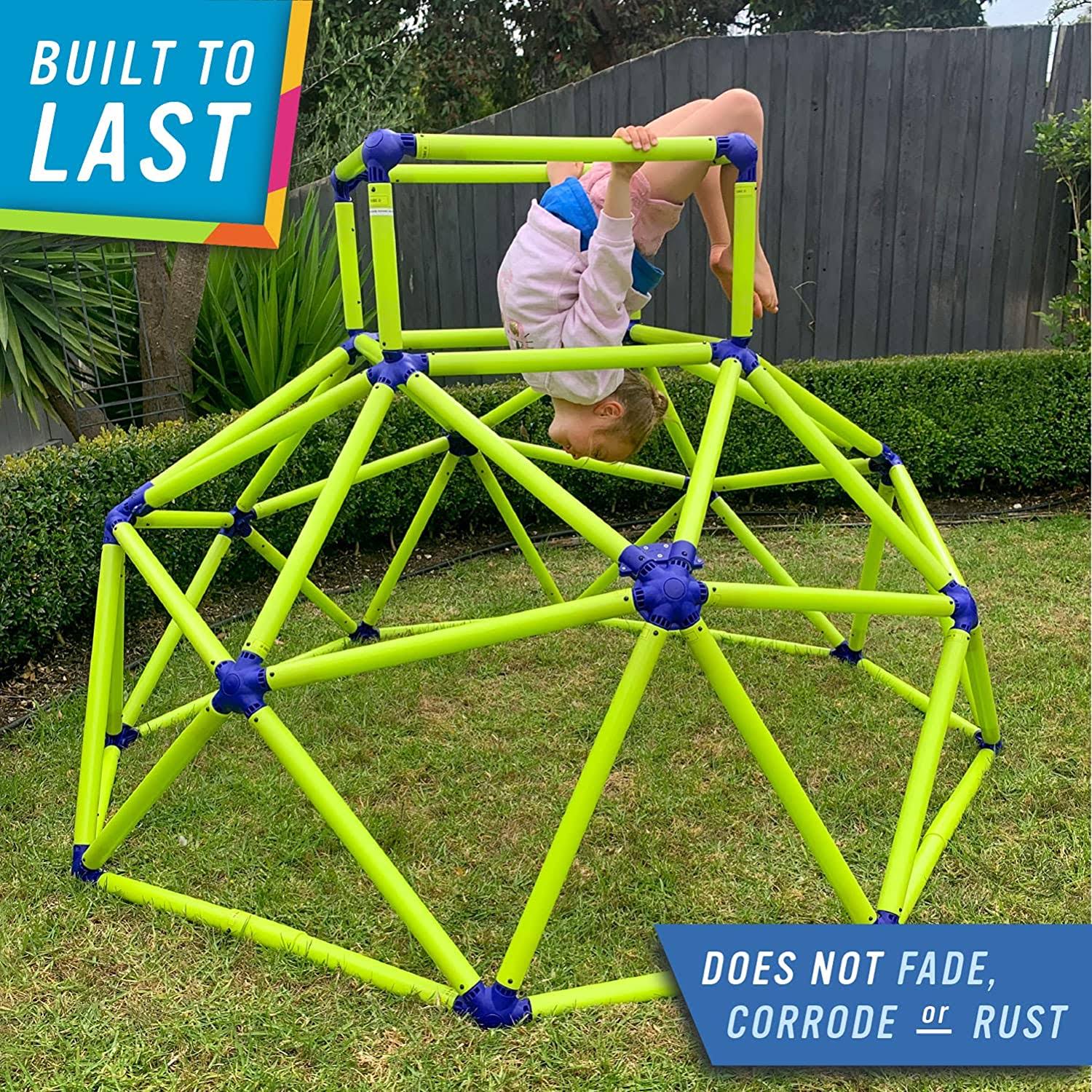 Eezy Peezy Monkey Bars Climbing Tower - Active Outdoor Fun for Kids Ages 3 to 8 Years Old