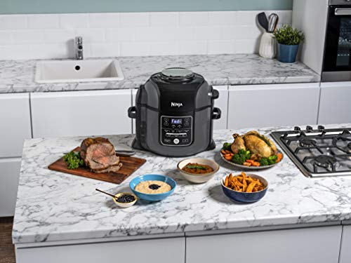 Ninja Foodi MAX Multi-Cooker [OP450UK], 7-in-1, 7.5L, Electric Pressure Cooker and Air Fryer