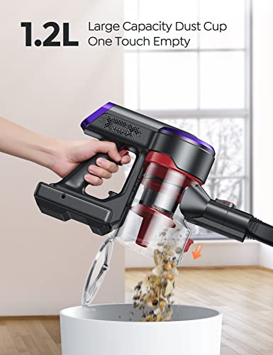 BuTure Cordless Vacuum Cleaner, 33 Kpa Powerful Stick Vacuum