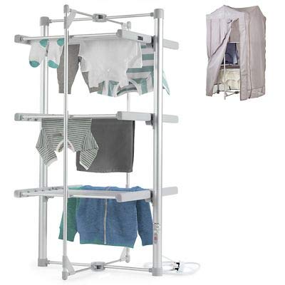 Dry:Soon 3-Tier Heated Clothes Airer & Fitting Cover Pack