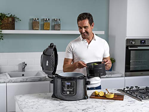 Ninja Foodi MAX Multi-Cooker [OP450UK], 7-in-1, 7.5L, Electric Pressure Cooker and Air Fryer