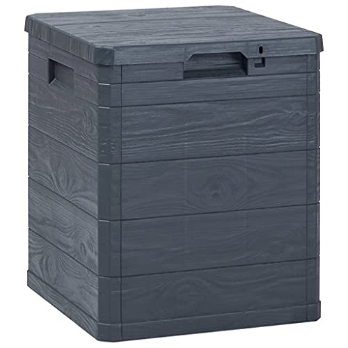 vidaXL Garden Storage Box Lockable Outdoor Patio Cabinet Deck Utility