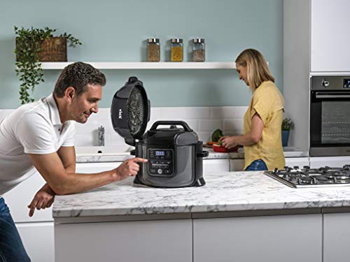 Ninja Foodi MAX Multi-Cooker [OP450UK], 7-in-1, 7.5L, Electric Pressure Cooker and Air Fryer