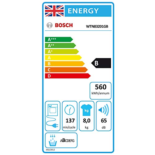 Bosch Home and Kitchen Appliances Serie 4, Freestanding Condenser Tumble Dryer