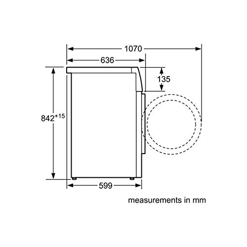 Bosch Home and Kitchen Appliances Serie 4, Freestanding Condenser Tumble Dryer