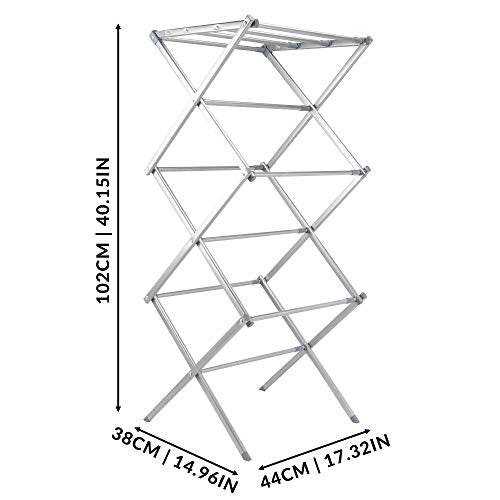 Expandable Folding Clothes Airer