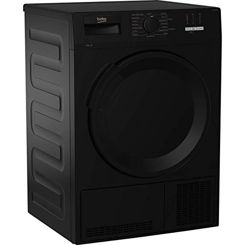 Beko DTLCE80051B Freestanding 8kg Condenser Tumble Dryer - Black