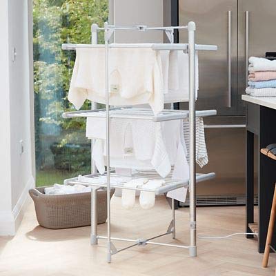 lakeland Dry:Soon 3 Tier Heated Indoor Clothes Airer