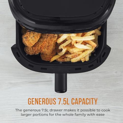 Tower, T17123, Vortx Vizion 7.5L Air Fryer with Colour Digital Display