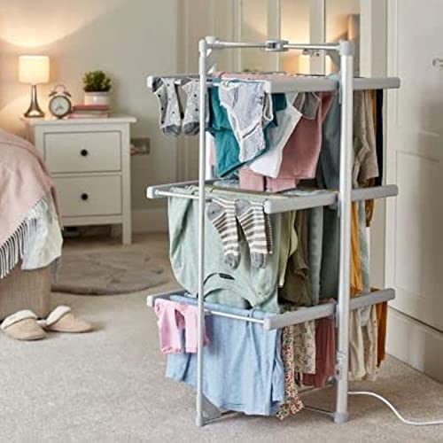 Dry:Soon Mini Standard 3-Tier Heated Clothes Airer