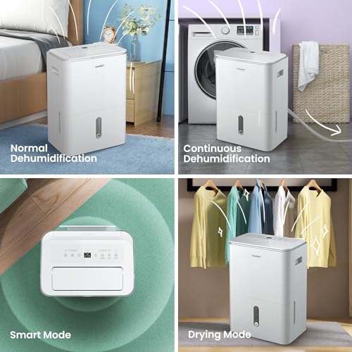 COMFEE'Dehumidifier 20L,Dehumidifiers for Home,Dehumidifier