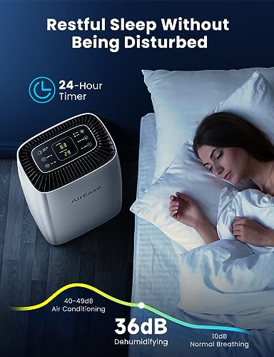 12L/Day Dehumidifiers for Home, Powerful Dehumidifier