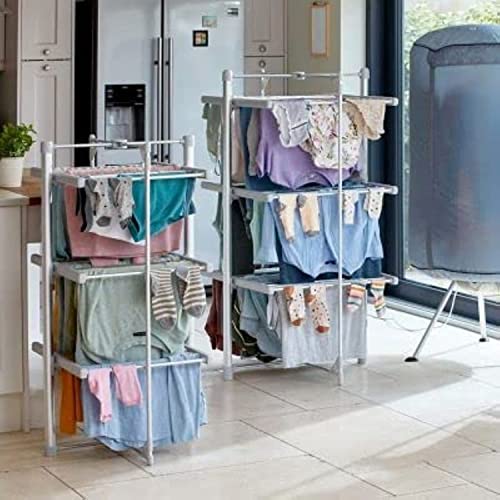 Dry:Soon Mini Standard 3-Tier Heated Clothes Airer