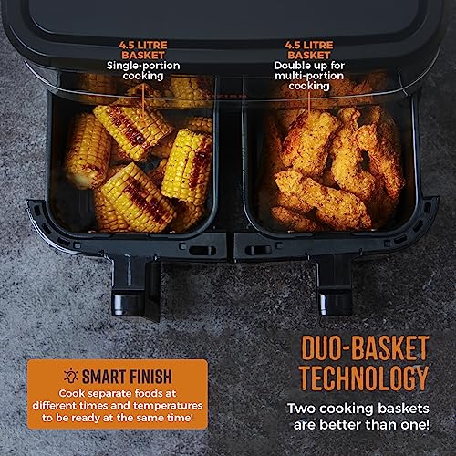 Tower, T17100, Vortx Vizion 9L Dual Basket Air Fryer