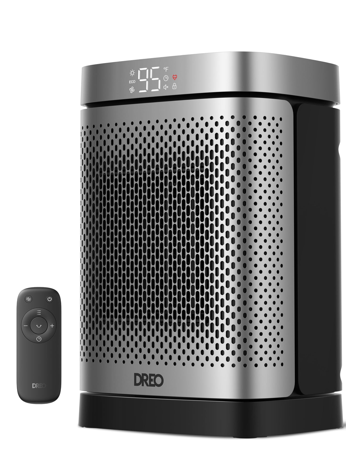 DREO Atom Core Oscillating Tabletop Space Heater with Remote