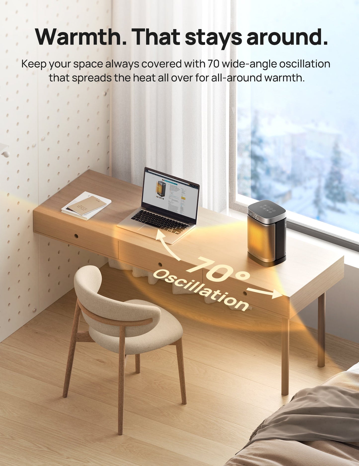 Space Heater Atom One with Motion Sensor