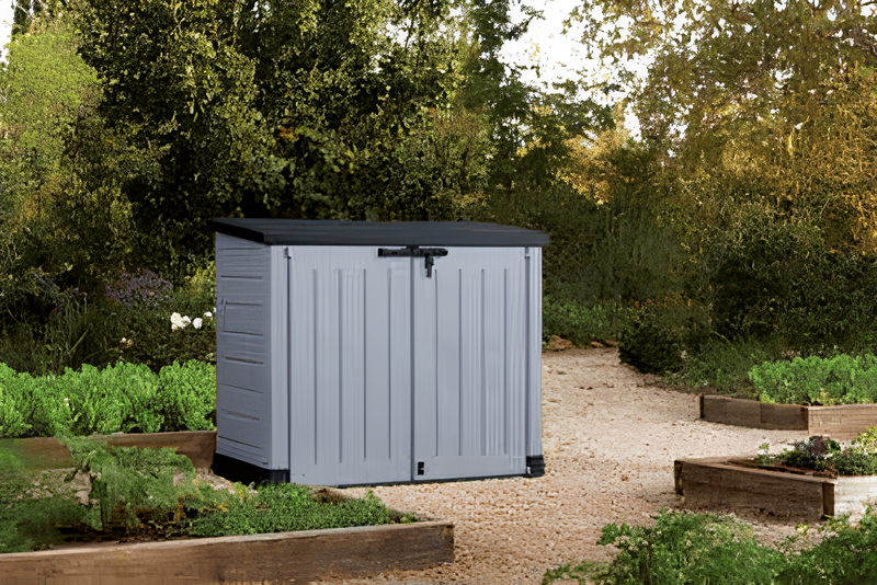 Keter Store It Out Max 1200L Outdoor Garden Storage Box & Wheelie Bin