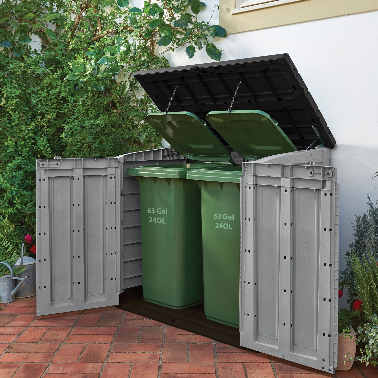 Keter Store It Out Max 1200L Outdoor Garden Storage Box & Wheelie Bin