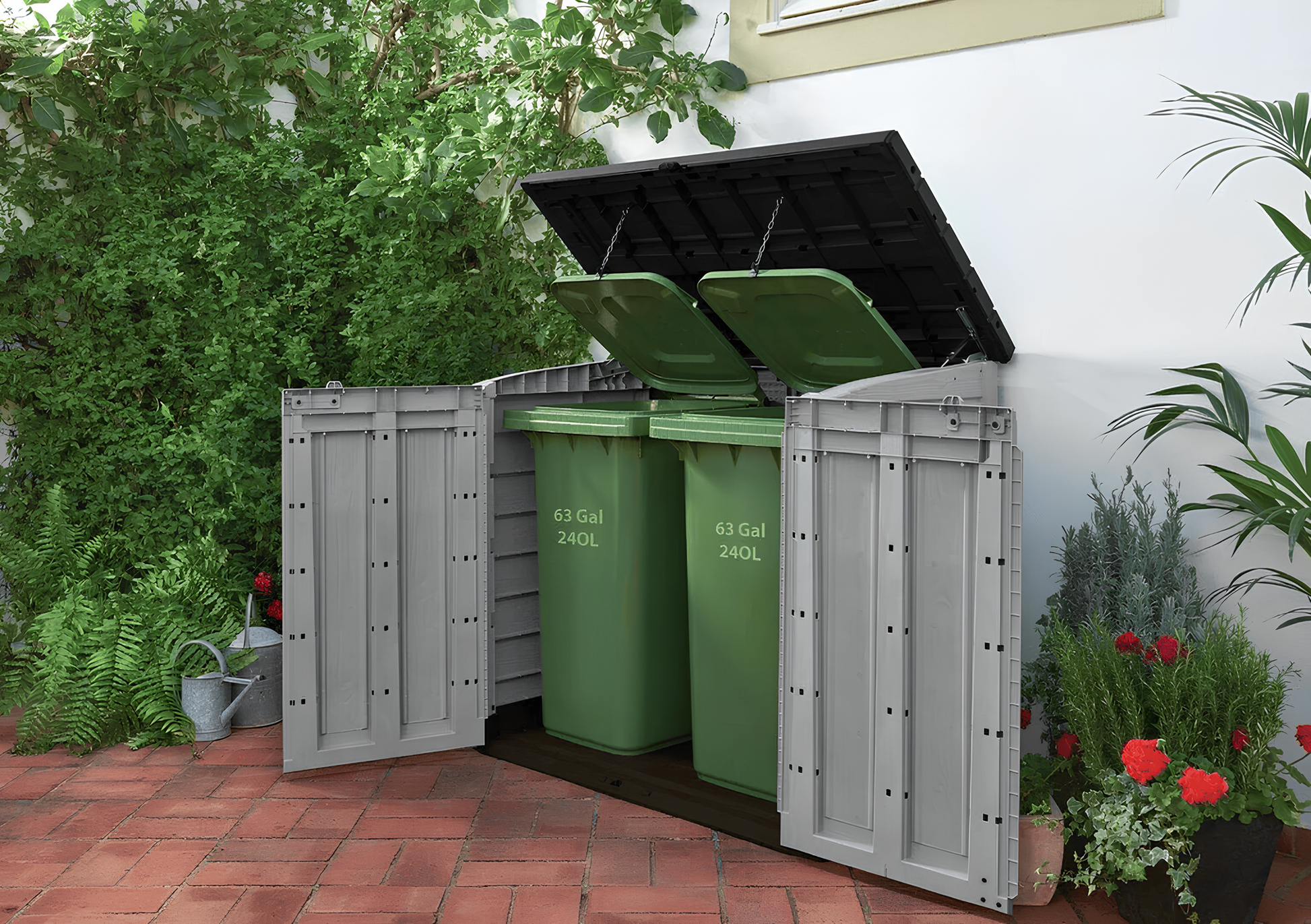 Keter Store It Out Max 1200L Outdoor Garden Storage Box & Wheelie Bin