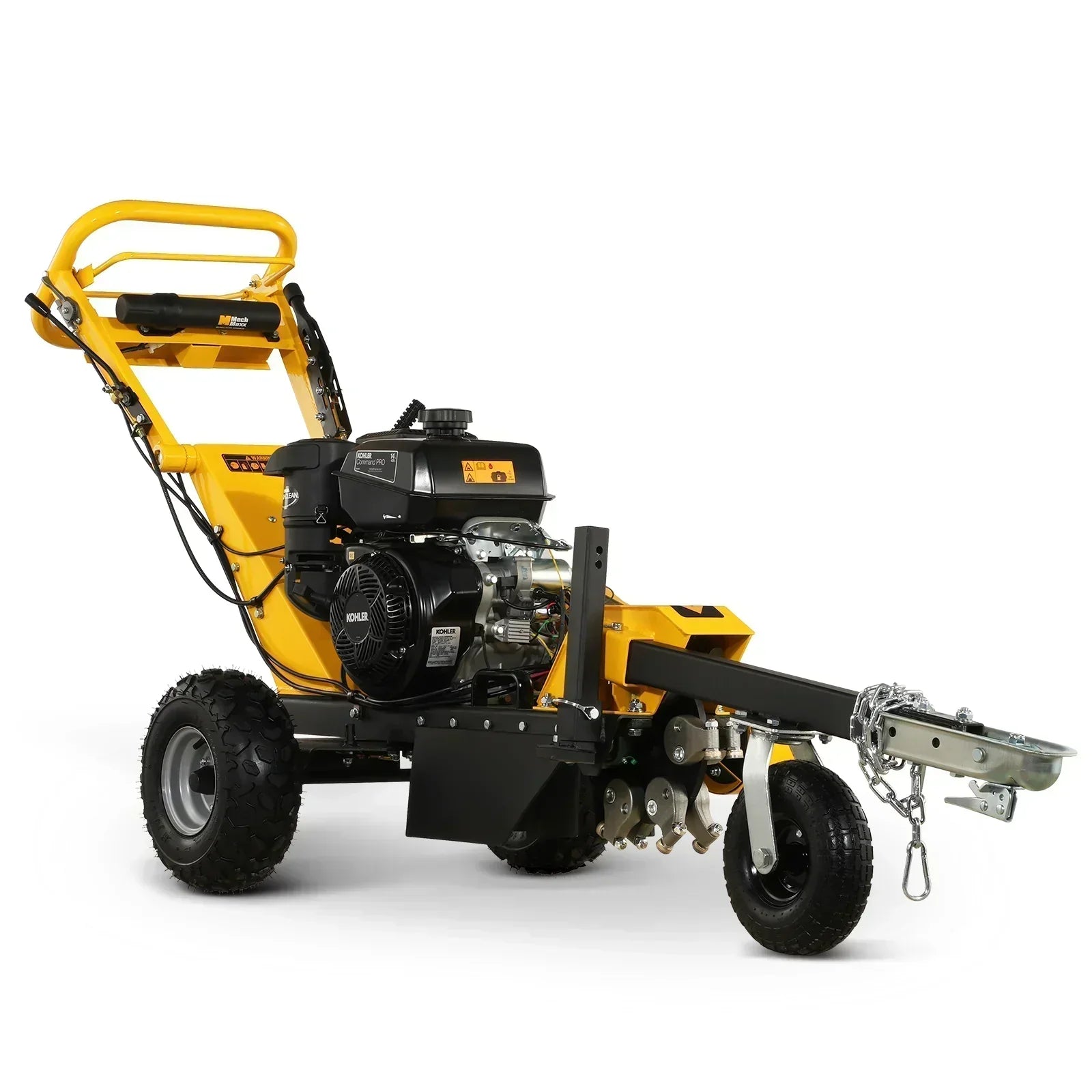 15-inch 14hp 429cc KOHLER E-Start Stump Grinder with Tow Bar; Model SG380