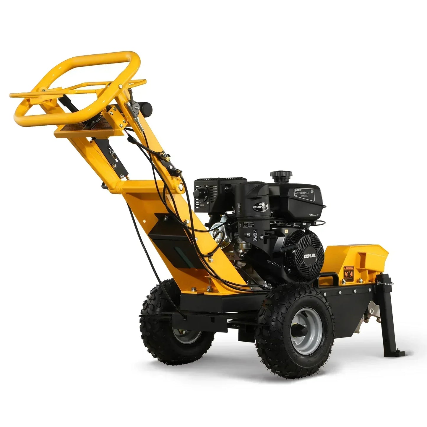 15-inch 14hp 429cc KOHLER E-Start Stump Grinder with Tow Bar; Model SG380