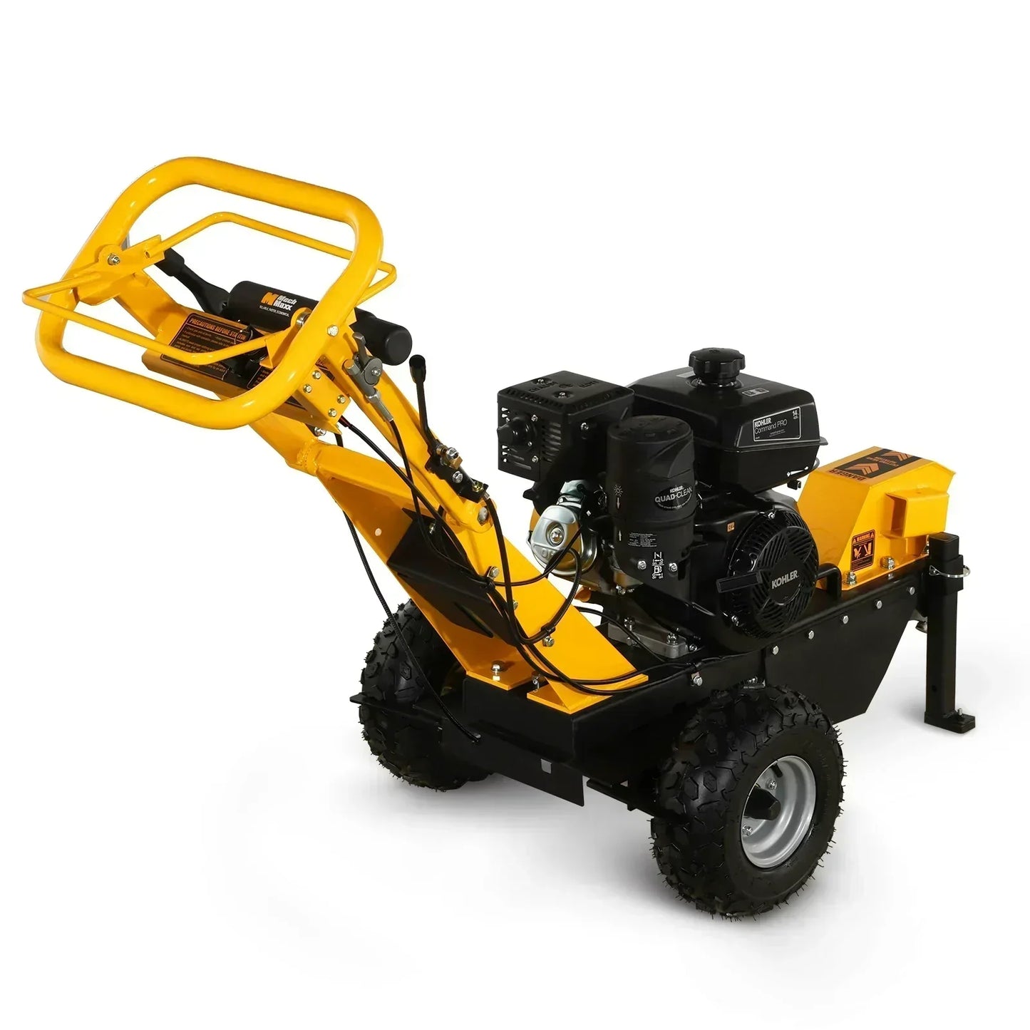 15-inch 14hp 429cc KOHLER E-Start Stump Grinder with Tow Bar; Model SG380