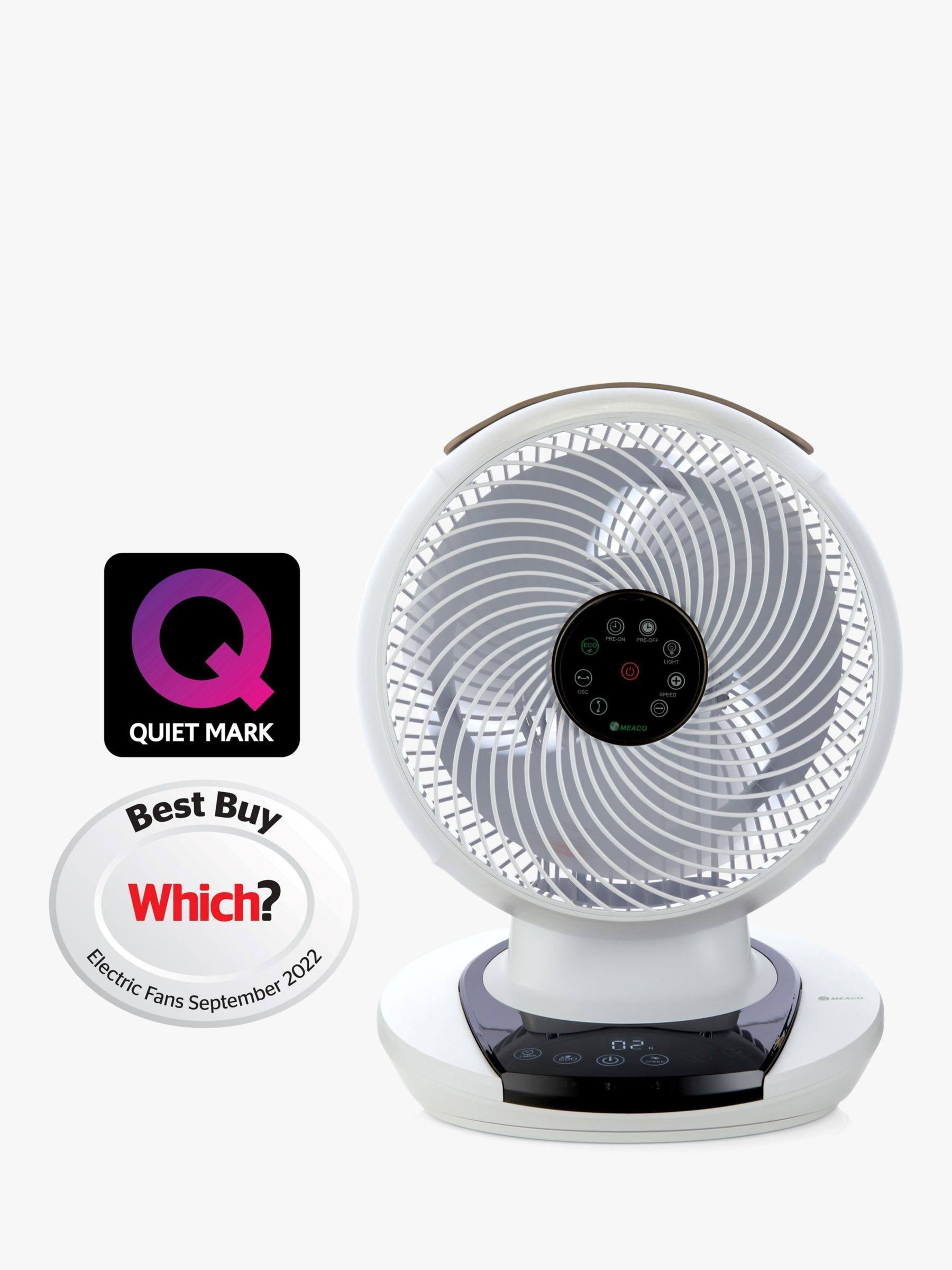 Meaco 1056 Air Circulator Fan - White Portable Fans