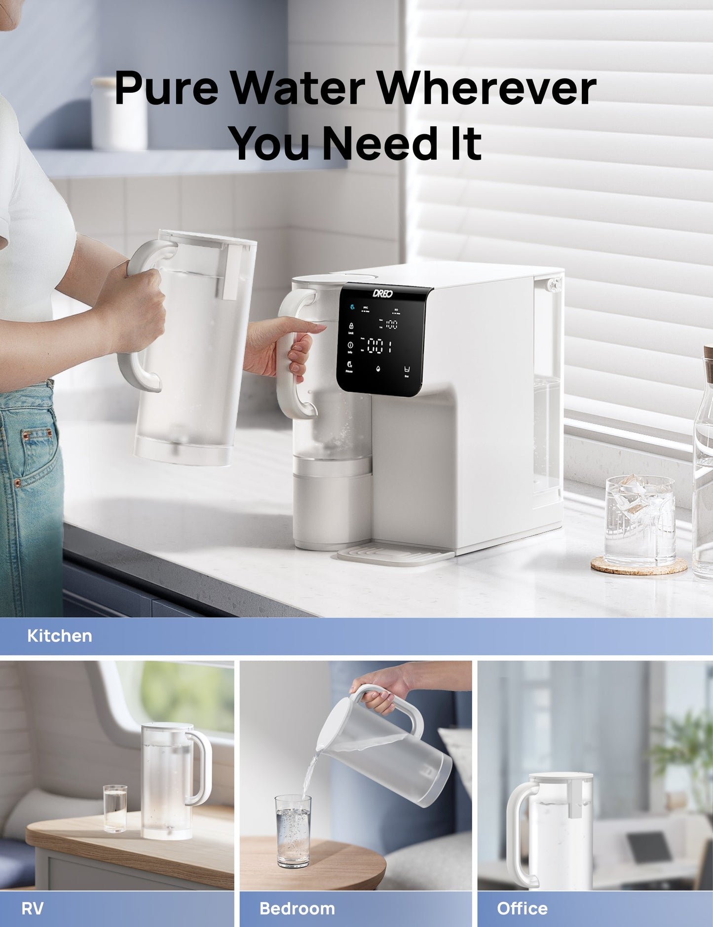 Water Filter Pitcher for Water Purifier WF511