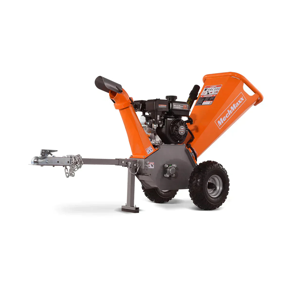 4 inch Rato 212cc 7hp Gas Engine Powered Wood Chipper with Towbar; Model GS650