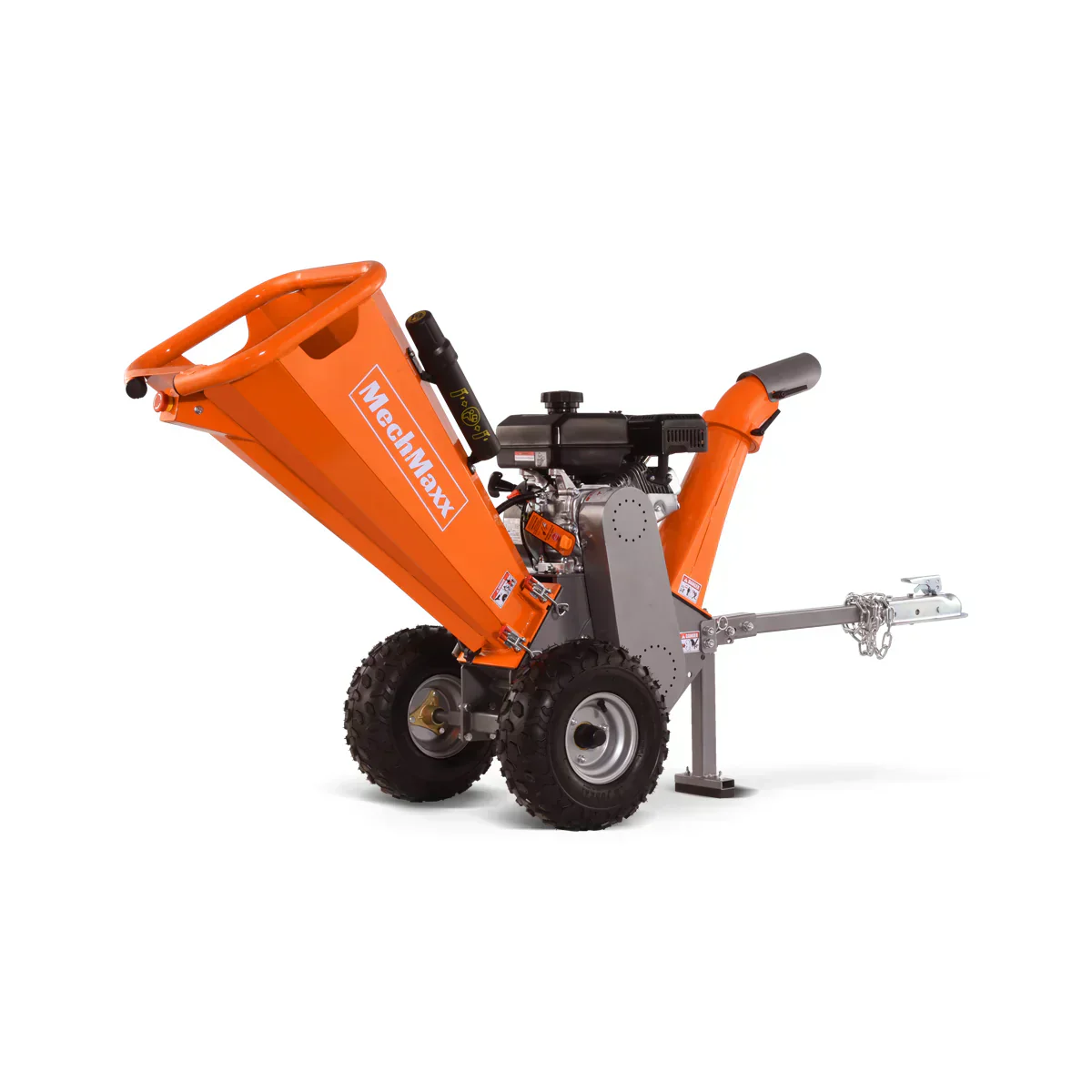 4 inch Rato 212cc 7hp Gas Engine Powered Wood Chipper with Towbar; Model GS650