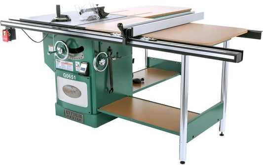 Grizzly 10" 220V Heavy Duty Cabinet Table Saw - G0651