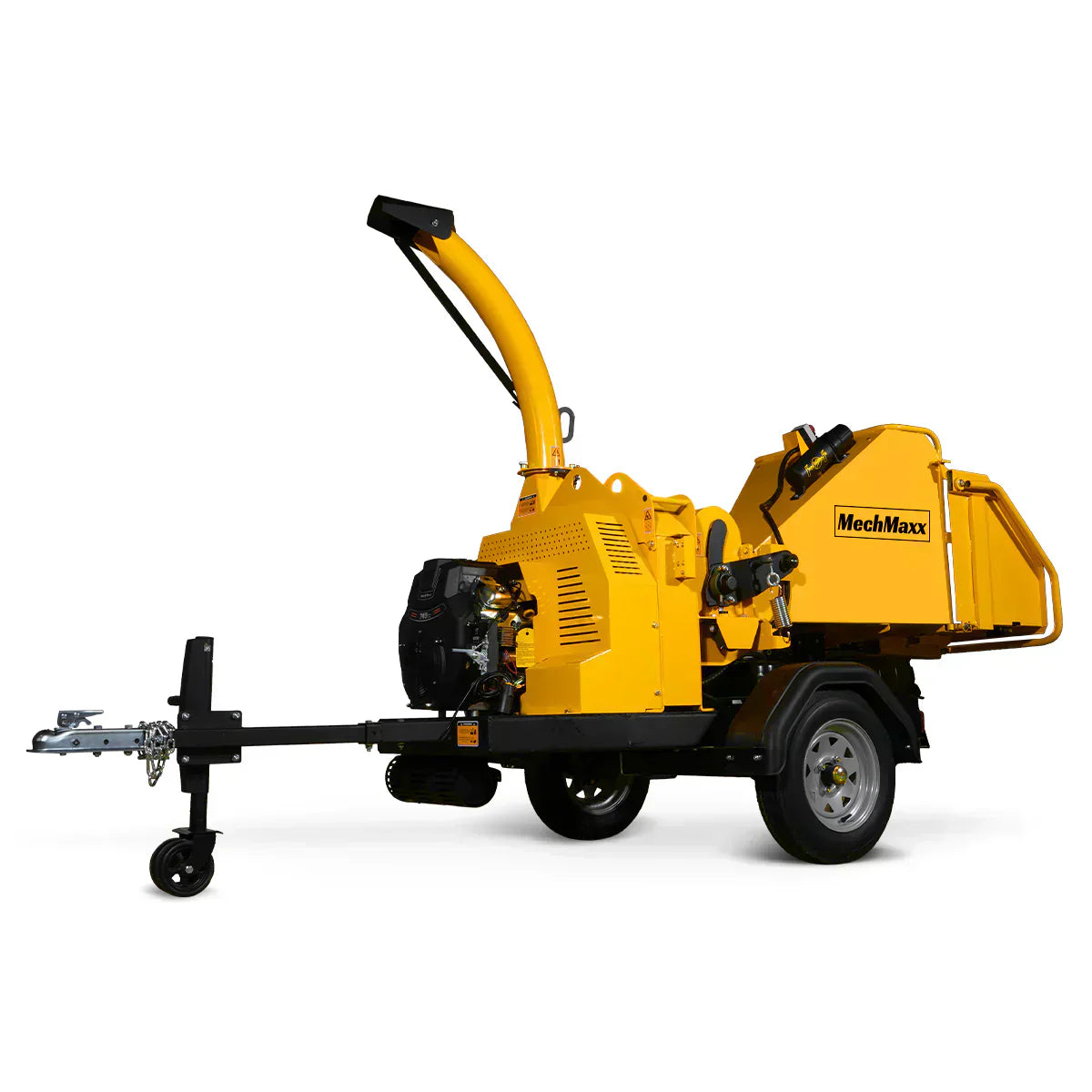 25hp 740cc Twin Cylinder Gas Engine with 6” Hydraulic Feeding Commercial-Grade Wood Chipper-Model DCH6