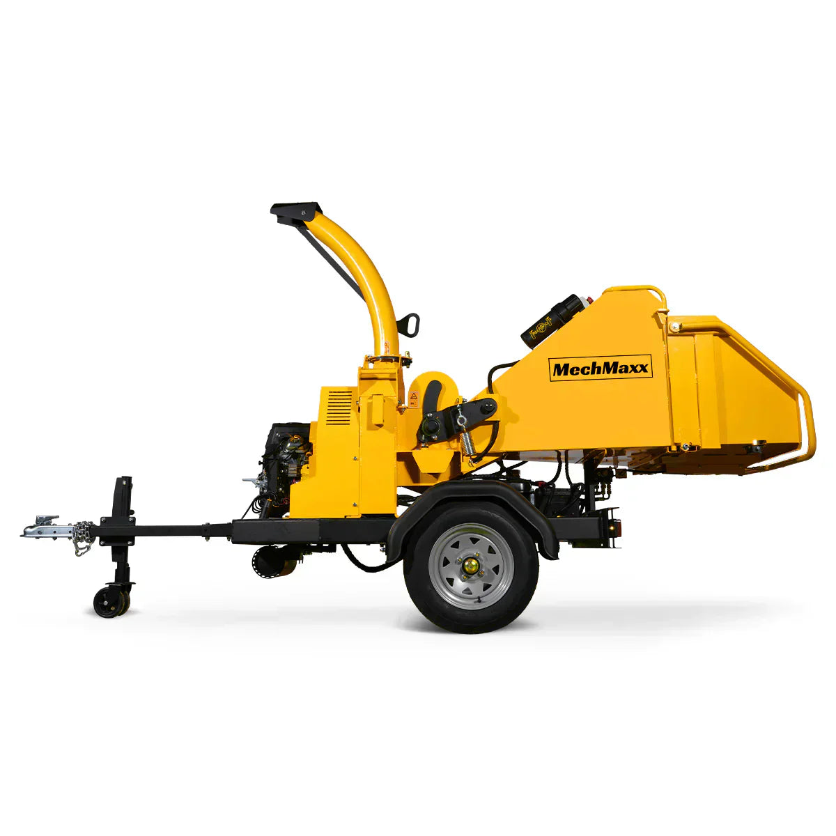 25hp 740cc Twin Cylinder Gas Engine with 6” Hydraulic Feeding Commercial-Grade Wood Chipper-Model DCH6