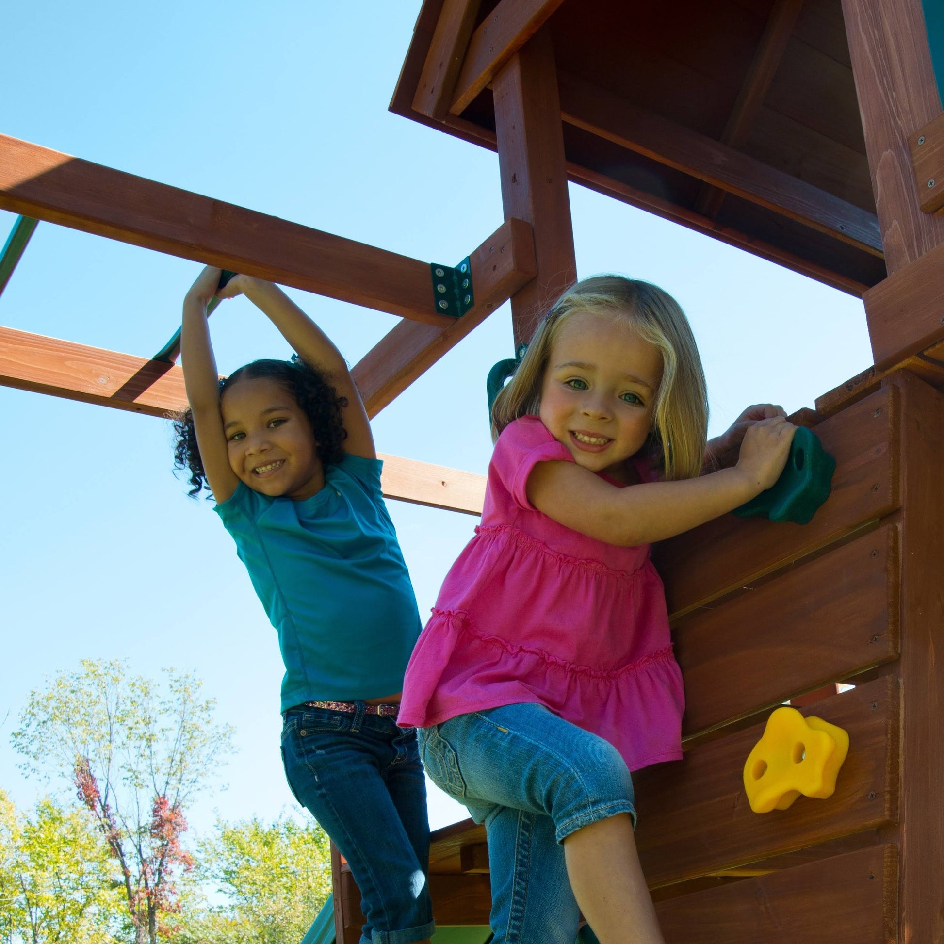 Swing-N-Slide Grandview Twist Wood Swing Set