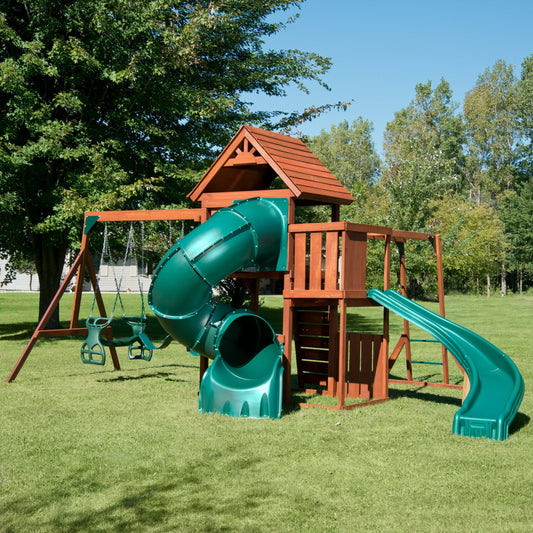 Swing-N-Slide Grandview Twist Wood Swing Set