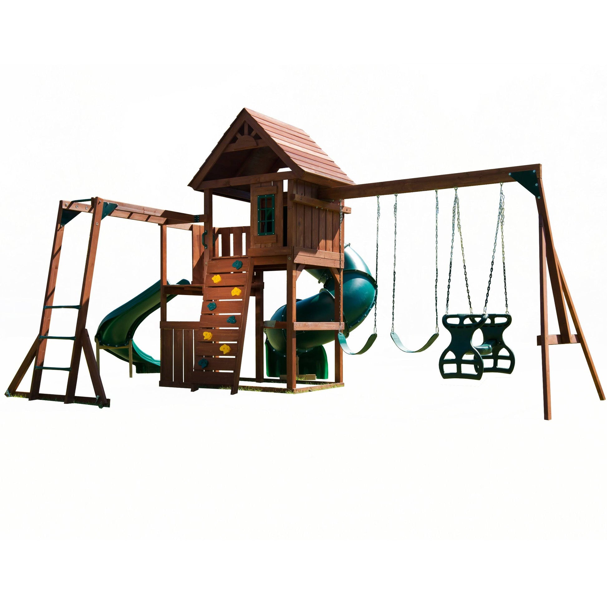 Swing-N-Slide Grandview Twist Wood Swing Set