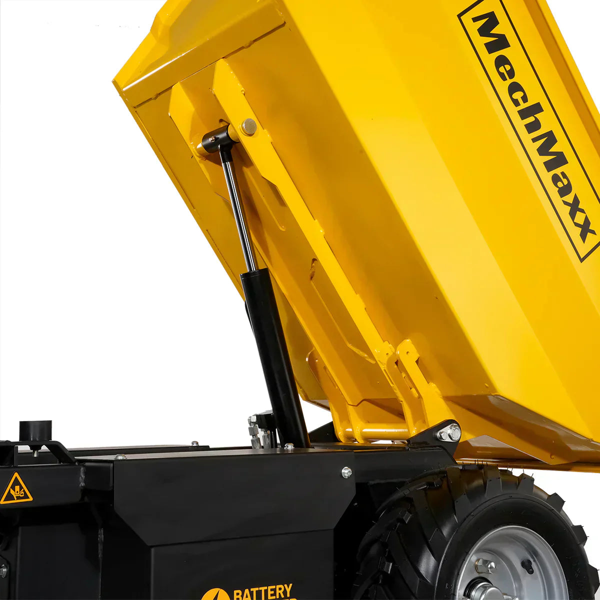 1100 lb 1000W DC Motor 48V Battery Powered Hydraulic Tipping Dump Cart; Model: EH50