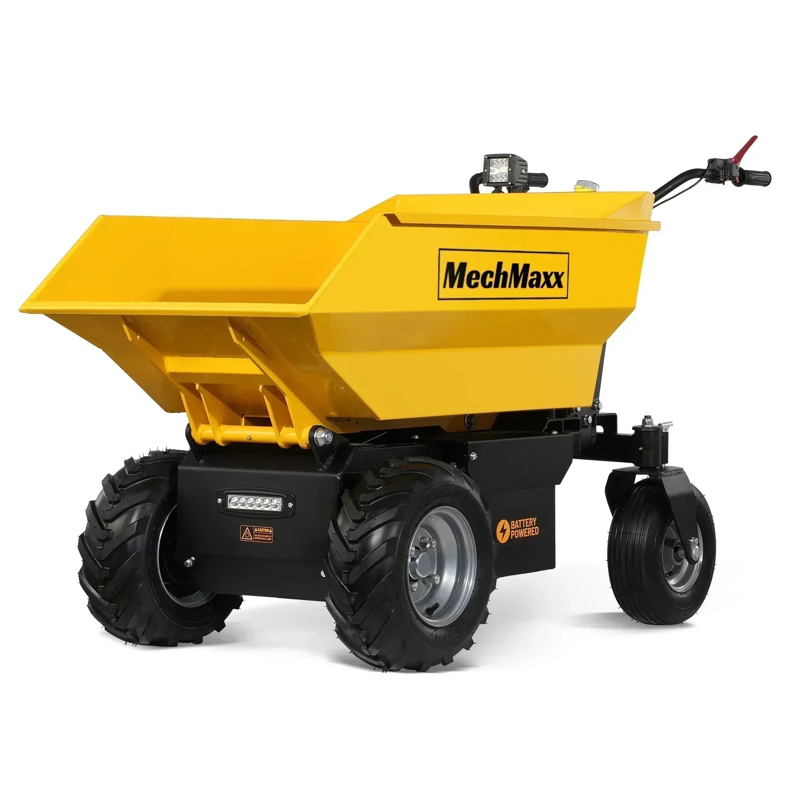 1100 lb 1000W DC Motor 48V Battery Powered Hydraulic Tipping Dump Cart; Model: EH50