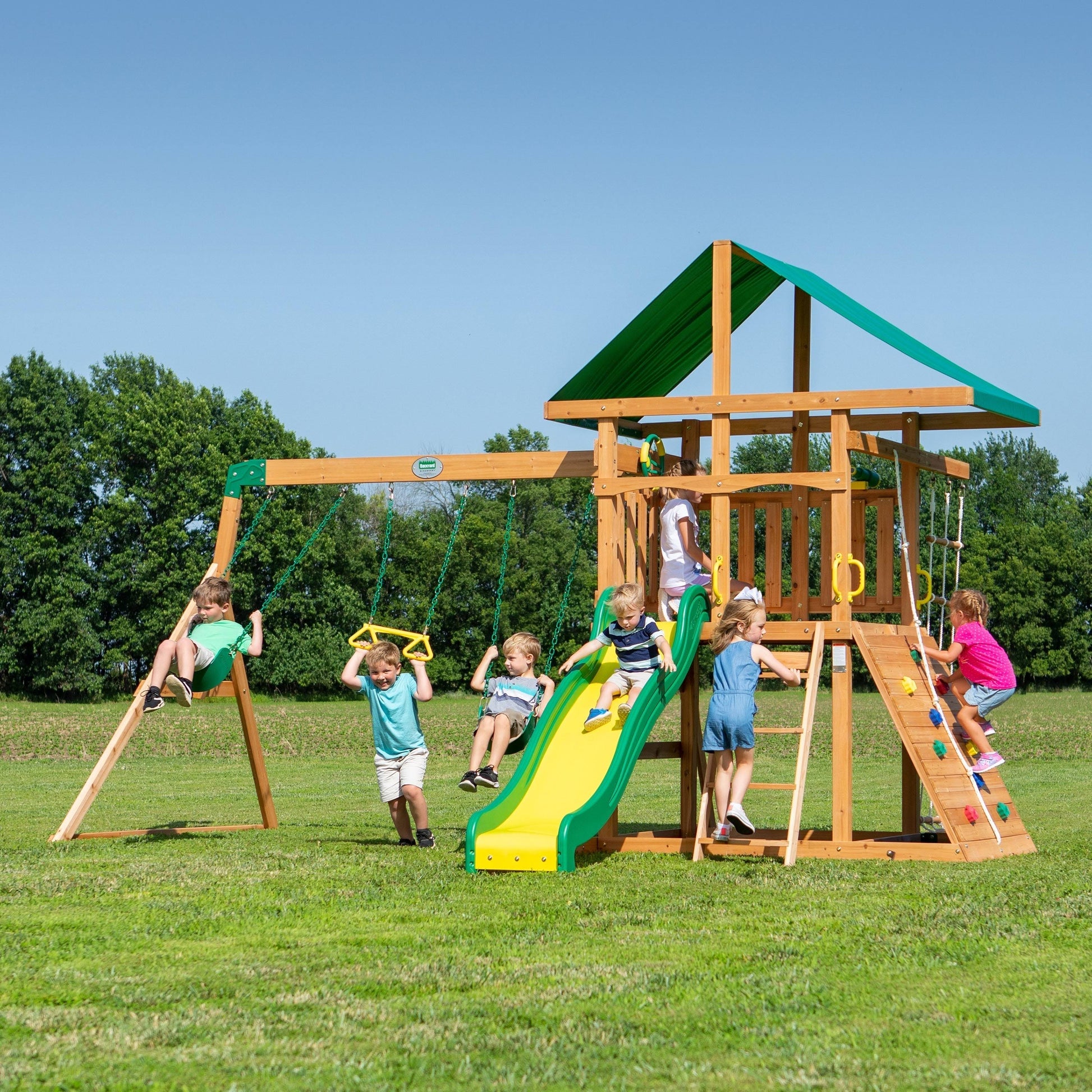 Backyard Discovery McKinley Mount Swing Set