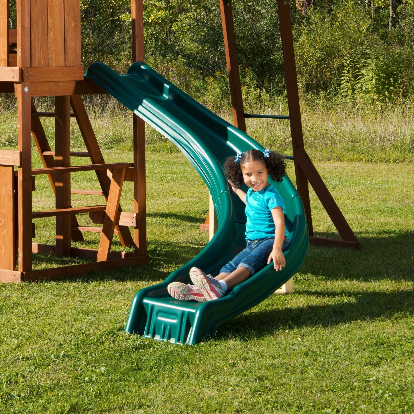 Swing-N-Slide Grandview Twist Wood Swing Set