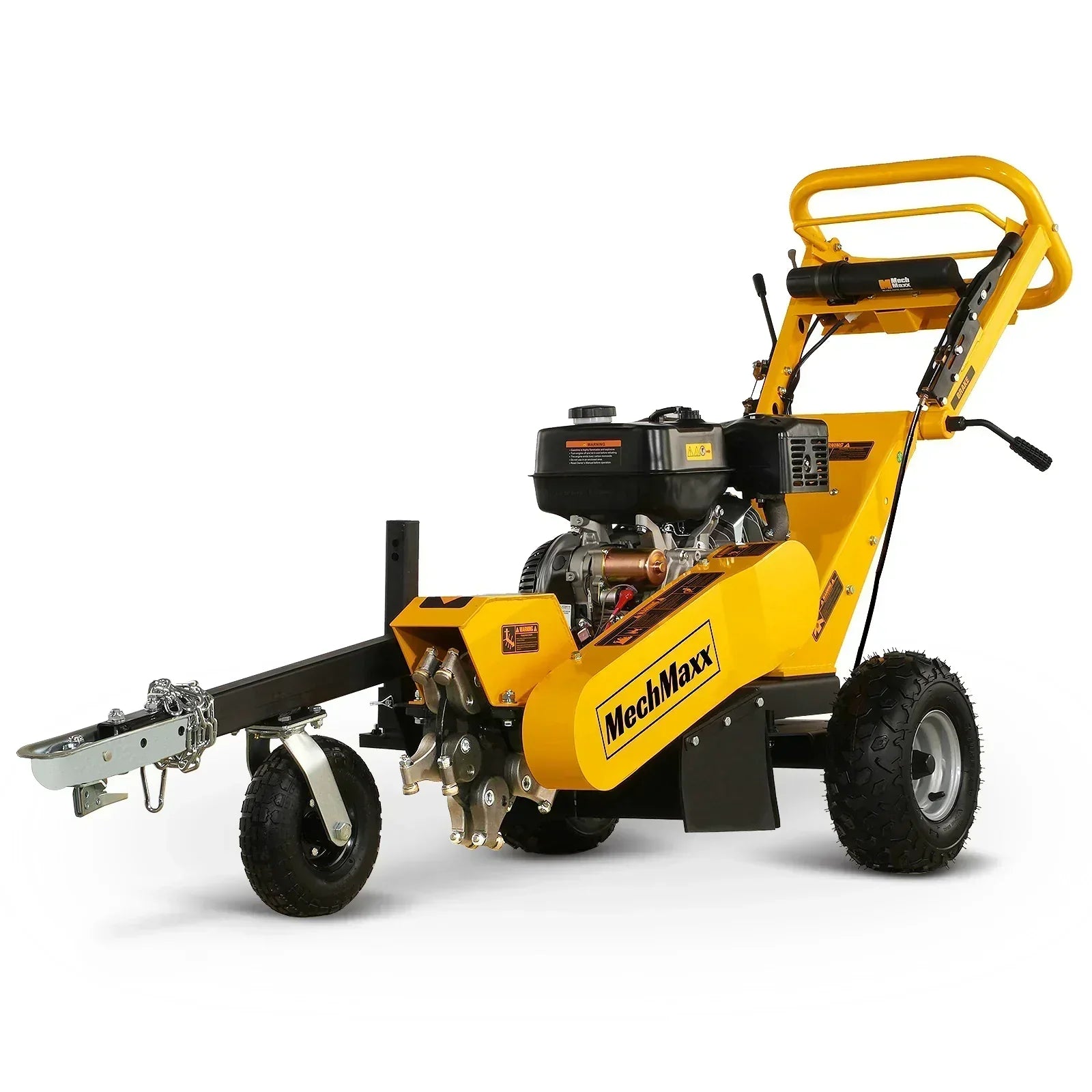 15-inch 15hp 420cc Electric Start Stump Grinder with Tow Bar