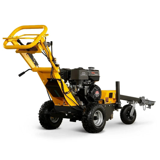 15-inch 15hp 420cc Electric Start Stump Grinder with Tow Bar