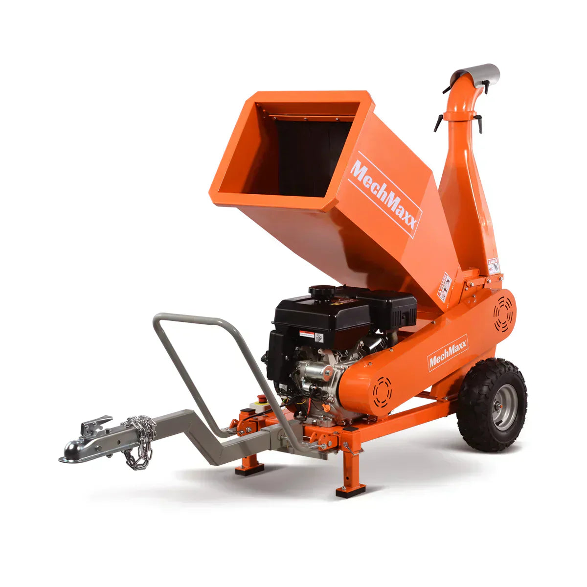 5 inch E-stat Rato 420cc  16hp Gasoline Engine Powered Drum Wood Chipper with Towbar; Model PGS1500